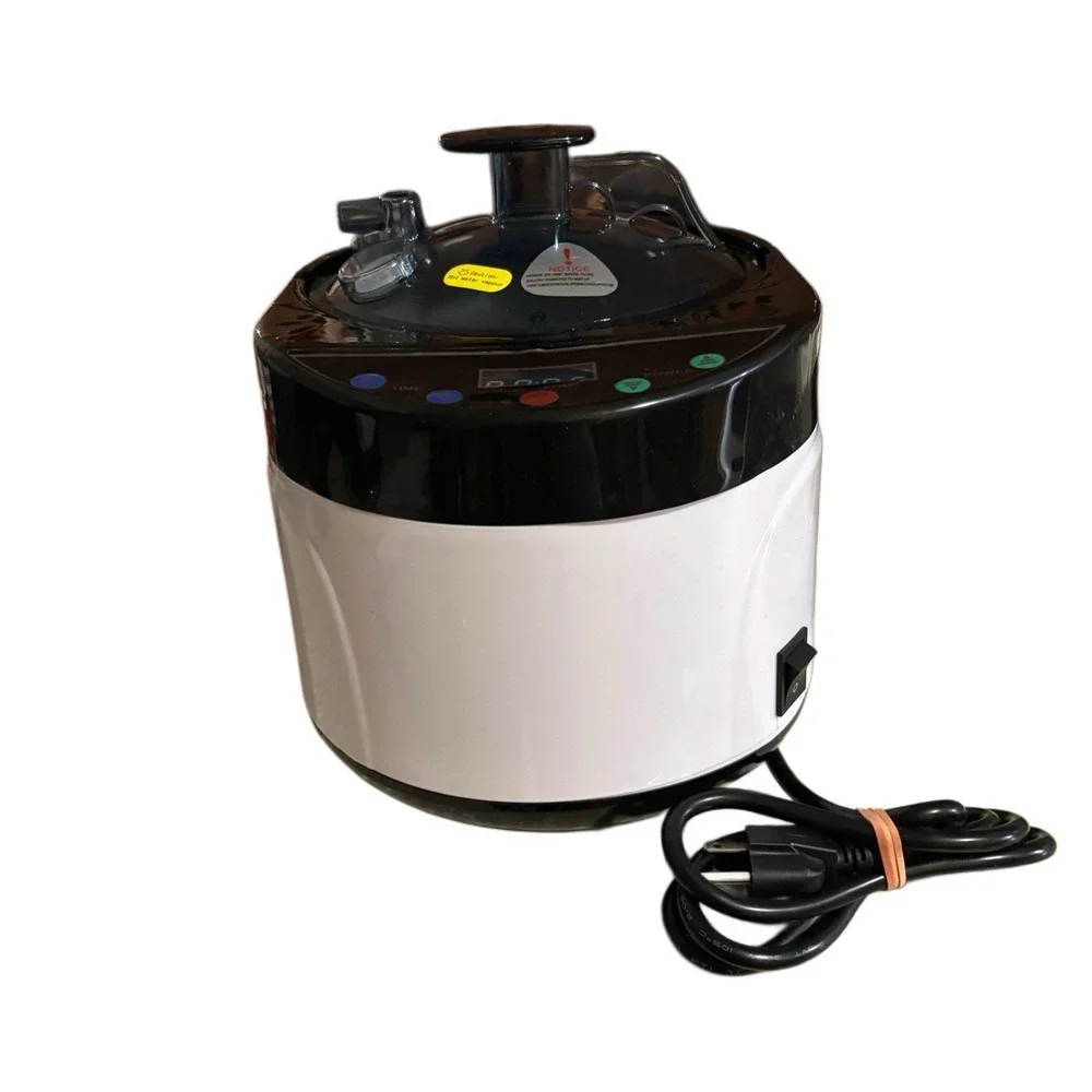 Portable Sauna Steamer 4.0L 1600W Digital Control Home Spa White‎ Black